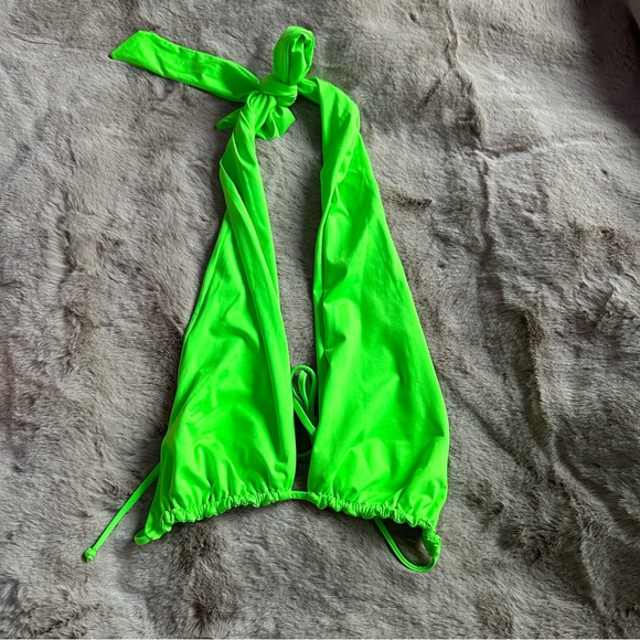 Relisted in my closet! 
Frankies bikinis neon lime green wrap bikini top - Picture 8 of 10